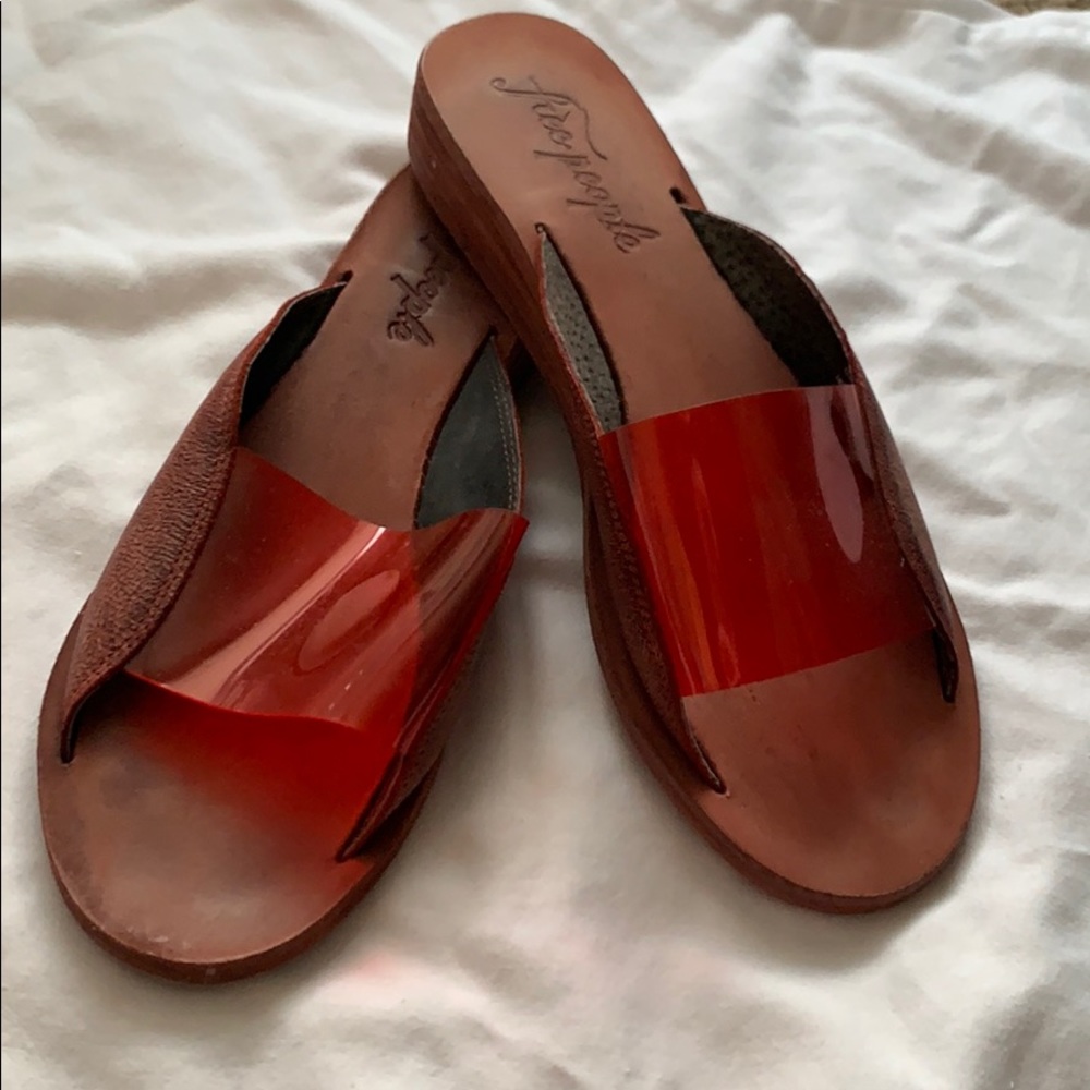 Free people daybird mini wedge slides